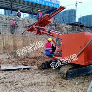 生產(chǎn)多功能液壓錨固鉆機，山體護坡鉆孔機